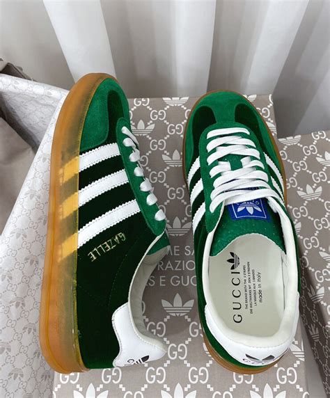 adidas gucci gazelle fake|adidas x gucci logo.